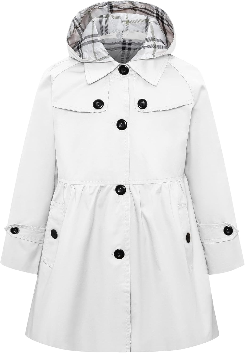 Betusline Girls Trench Coat - Festive Design