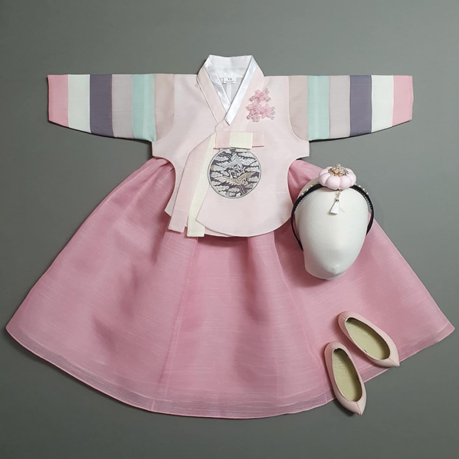 Korean Baby Girl Hanbok Set Traditional Dress for Special Occasions