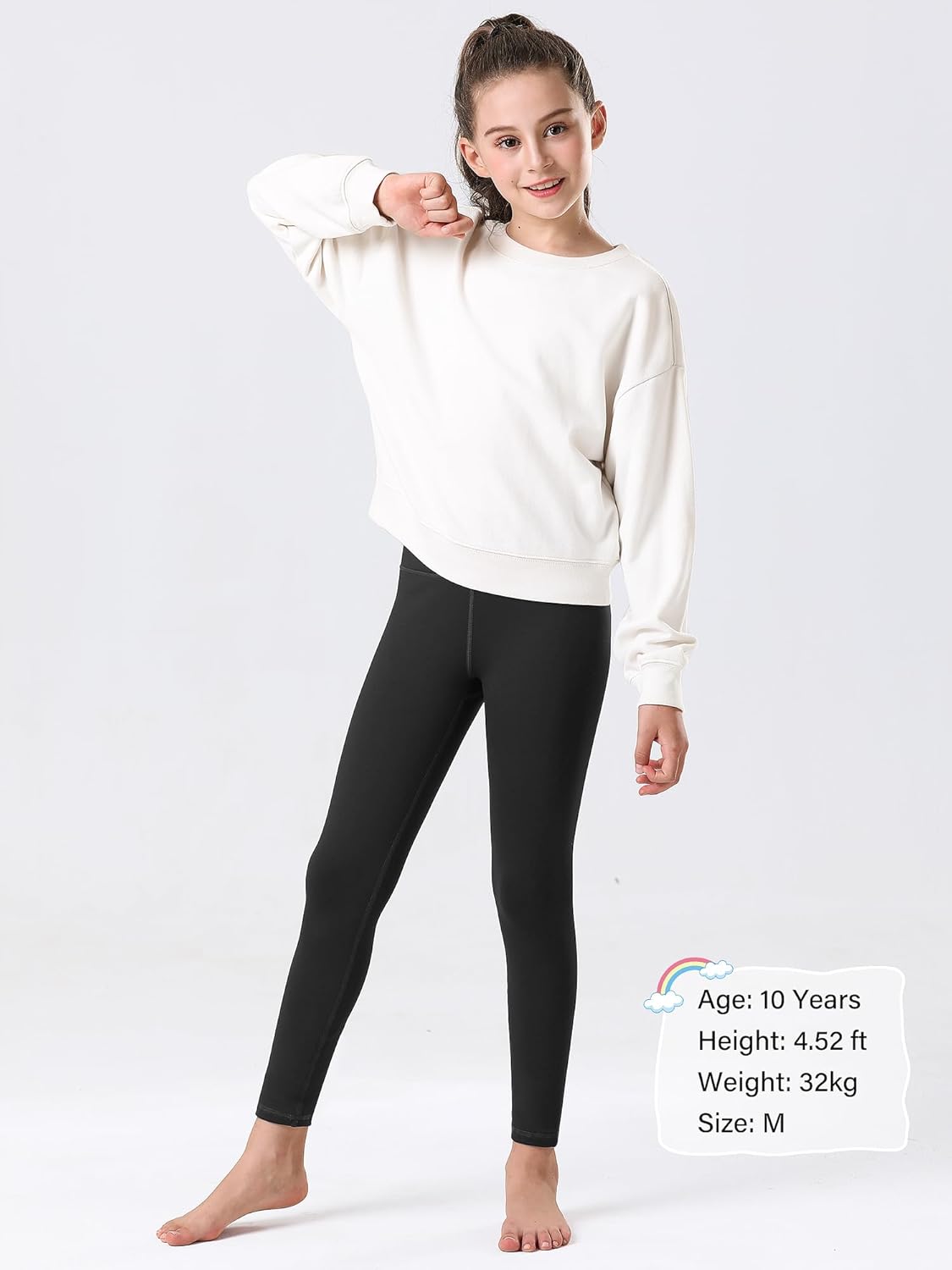 Stelle Girls Fleece Lined Leggings Youth