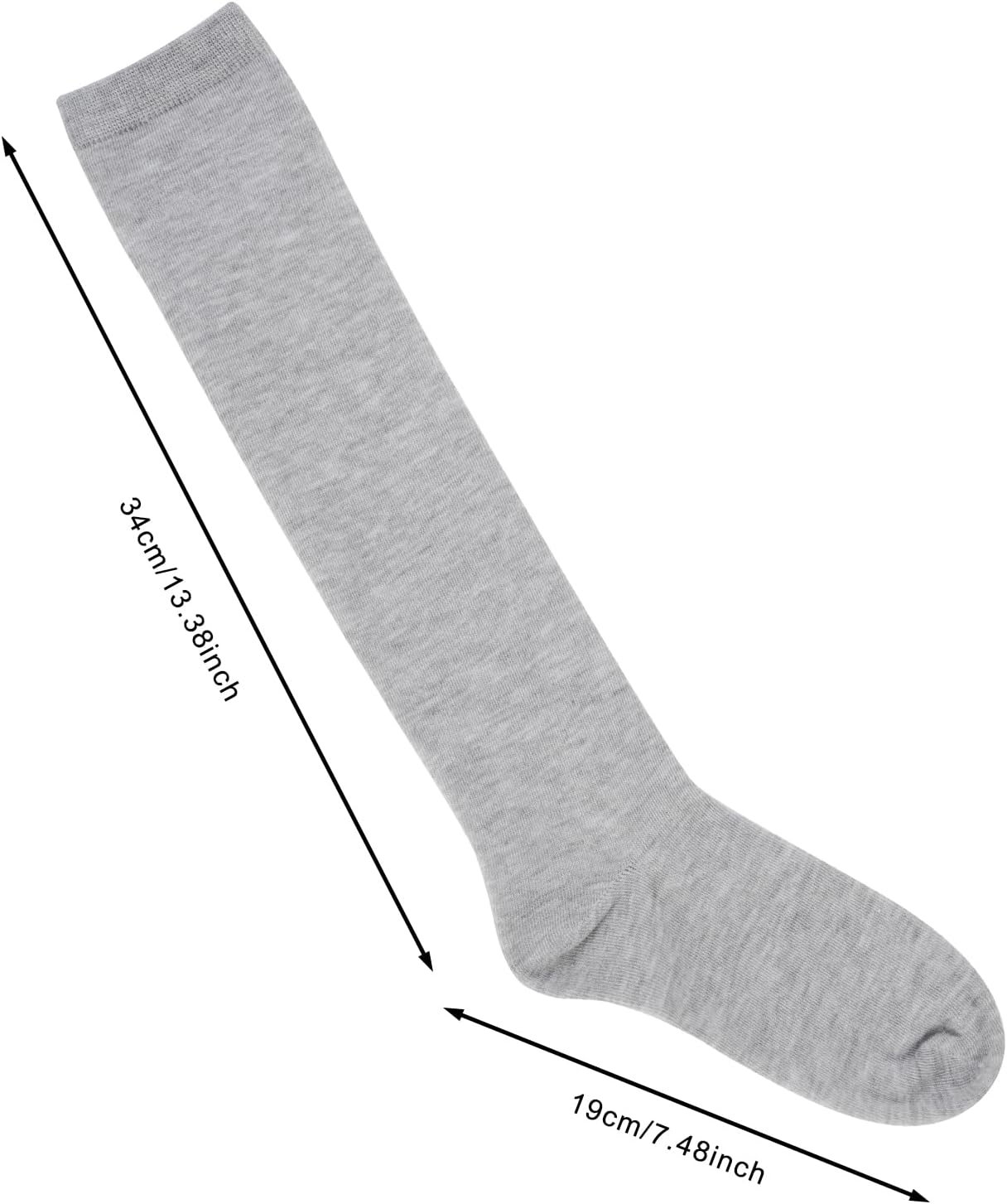 Dxhycc - Soft Cotton Knee-High Socks for Girls - Comfortable Stylish