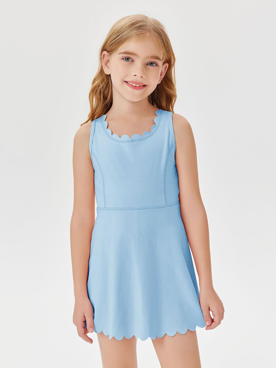 Batermoon Girls Athletic Tennis Dress and Shorts Comfortable Stylish