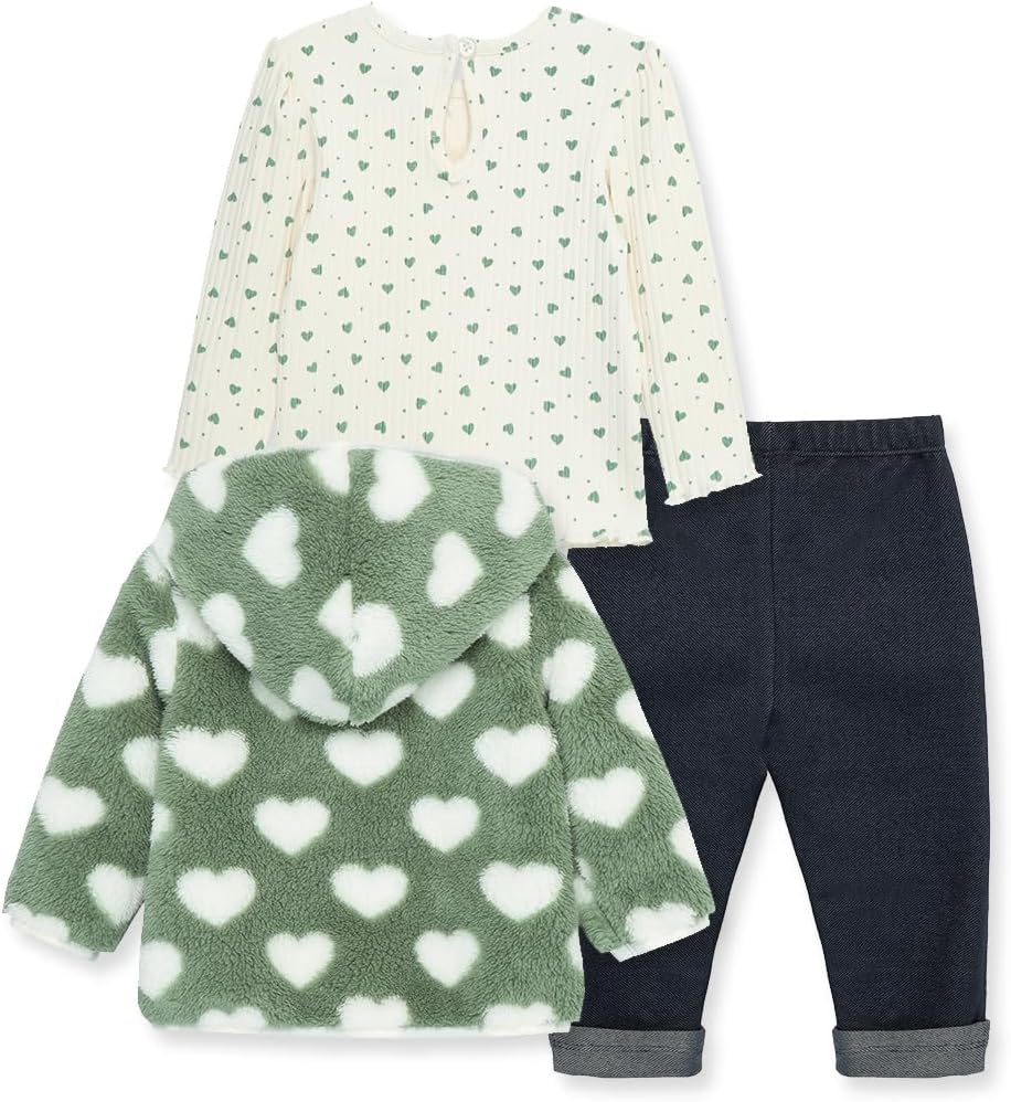 Little Me Baby Clothes - Cozy 3-Piece Set for Girls