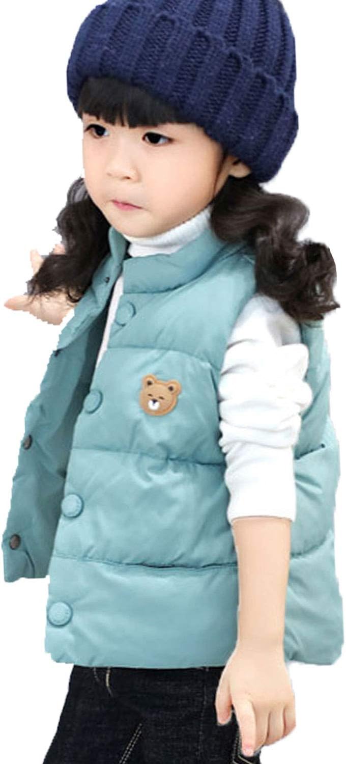 Cute Lightweight Winter Puffer Vest for Kids