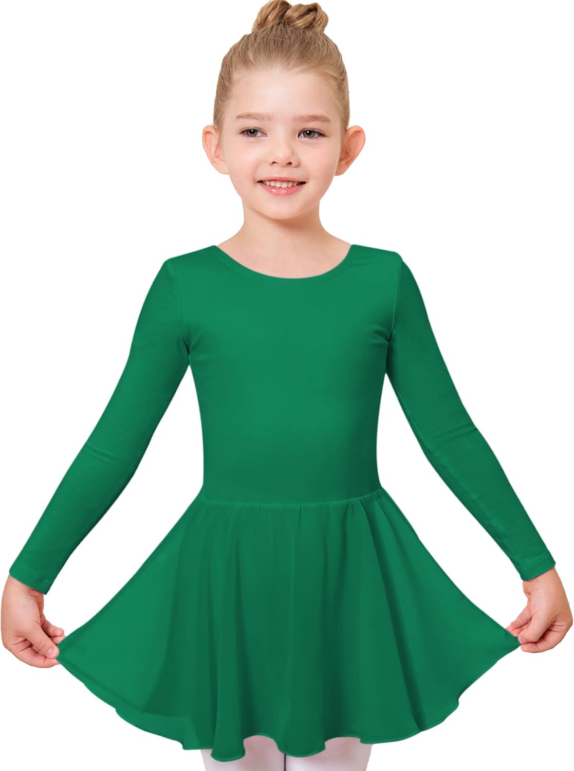 Stelle Ballet Leotard for Girls - Long Sleeve Toddler Dance Outfits