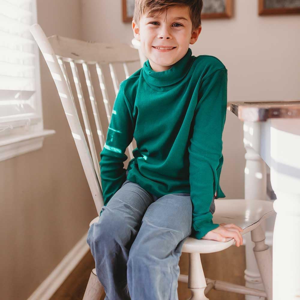 Premium 100 Cotton Turtleneck for Kids