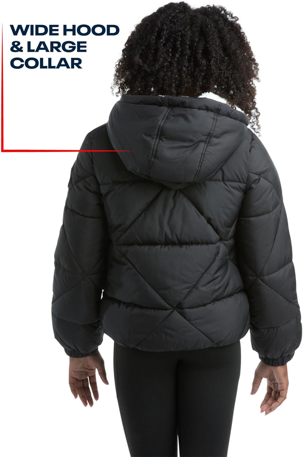 Reebok Girls Heavyweight Quilted Parka Warm Winter Jacket for Girls 4-16