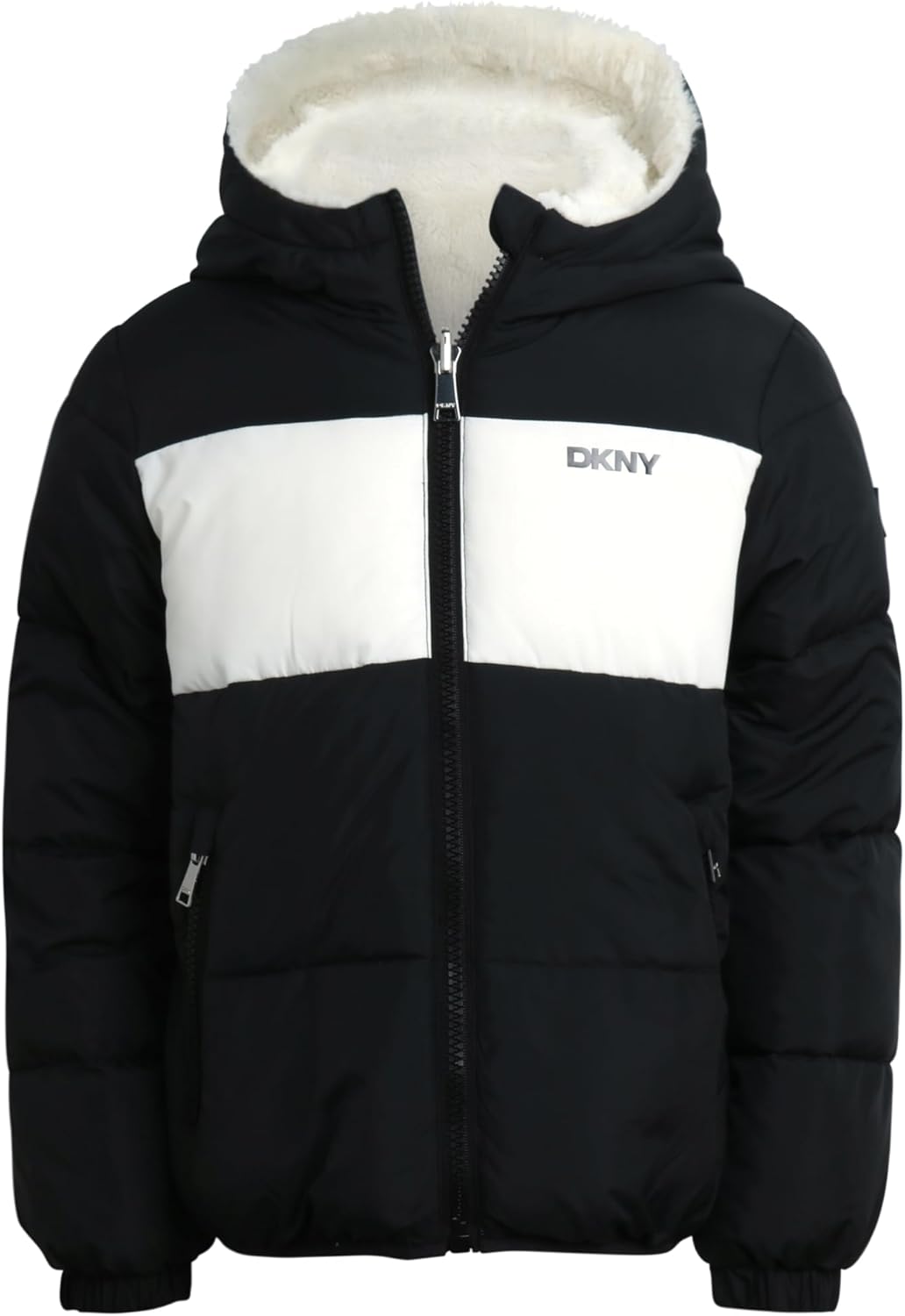 DKNY Style Statement Puffer Jacket for Girls 7-16