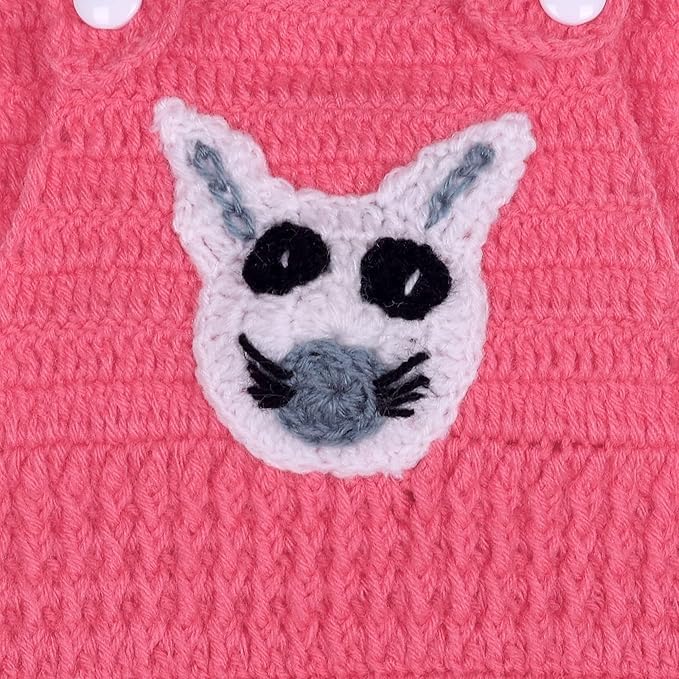 Woolen Crochet Sweater Set with Shoes for 18-24 Months Kids