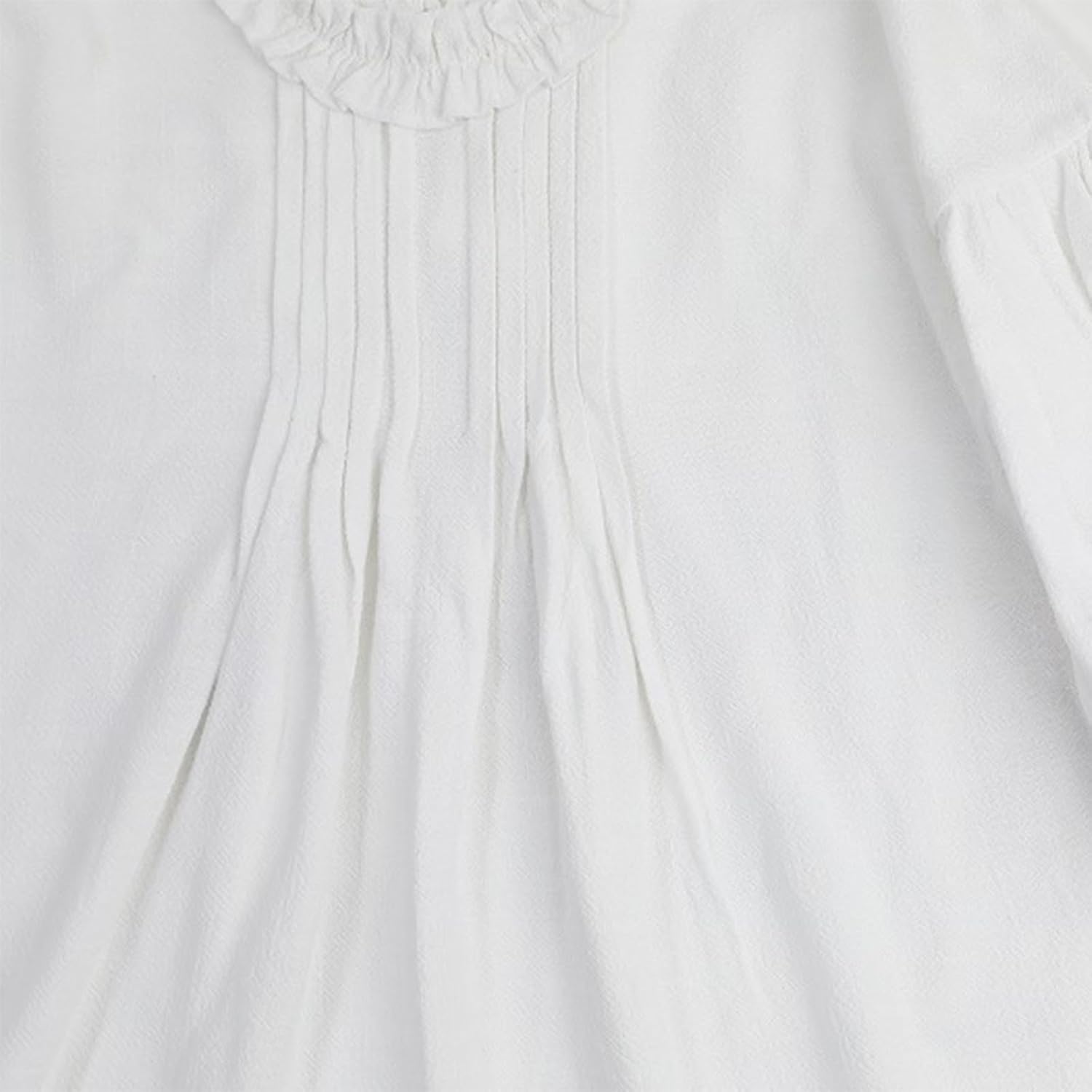 Adorable Toddler Girl Cotton Linen Dress with Ruffled Sleeves for Girls