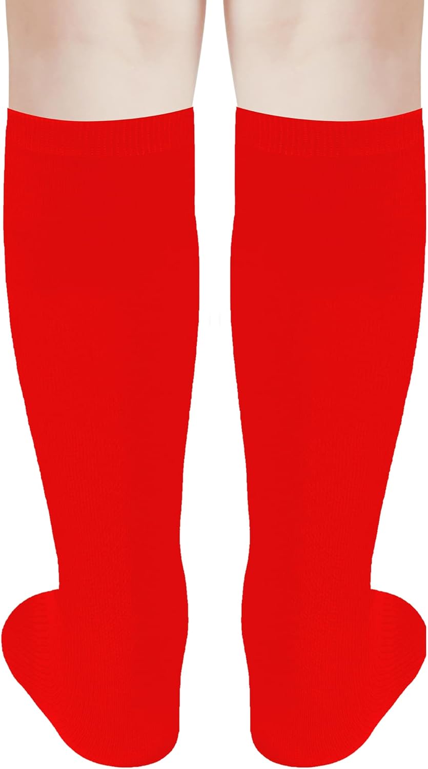 DOOVID Knee High Socks for Kids Soccer and School Uniform