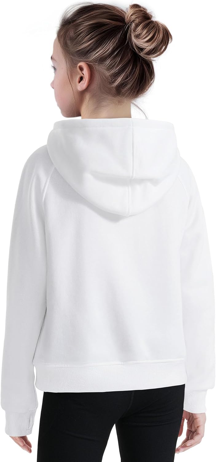 JOCMIC Girls Half Zip Fleece Sweater