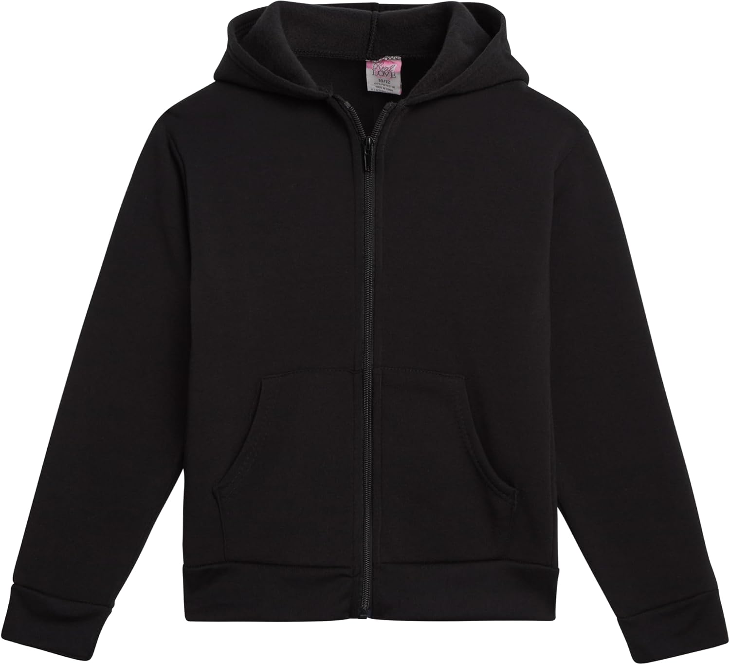 Real Love Girls Cozy Full Zip Fleece Hoodie