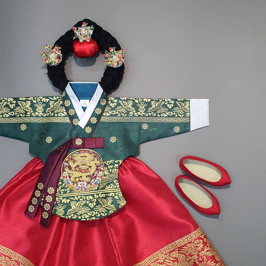 Korean Baby Girl Hanbok Stunning 2-Piece Hanbok Dress