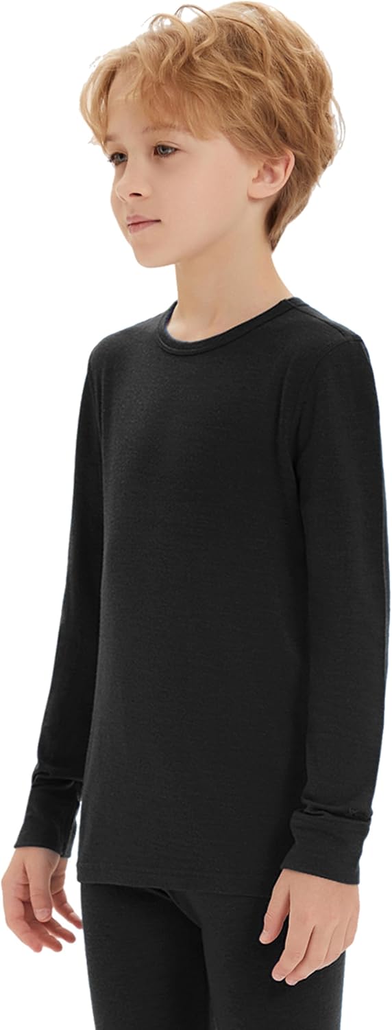 Iguana Merino Wool Base Layer Thermal Underwear for Kids 1