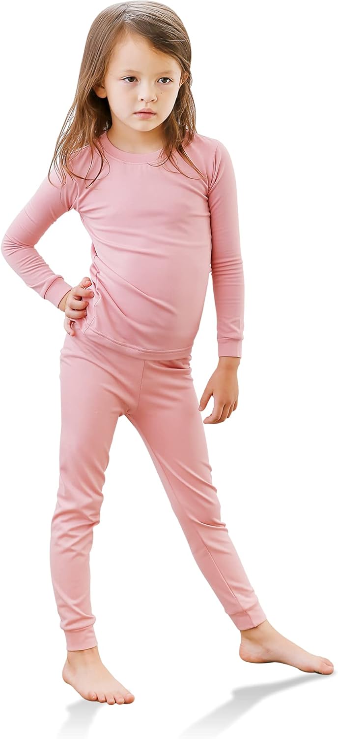 TINFL Thermal Pajama for Girls ages 4-14