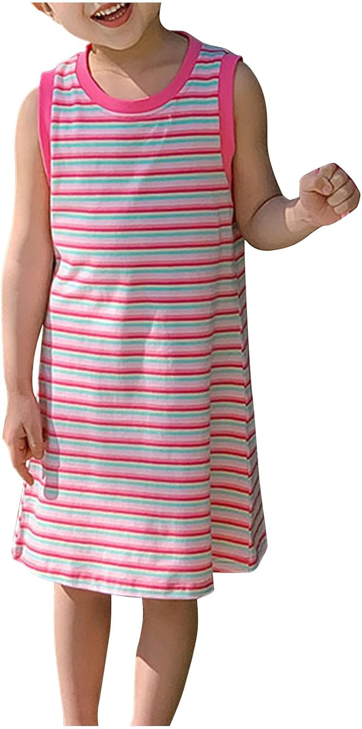 Cute Sleeveless Pleated Dress for Baby Girl