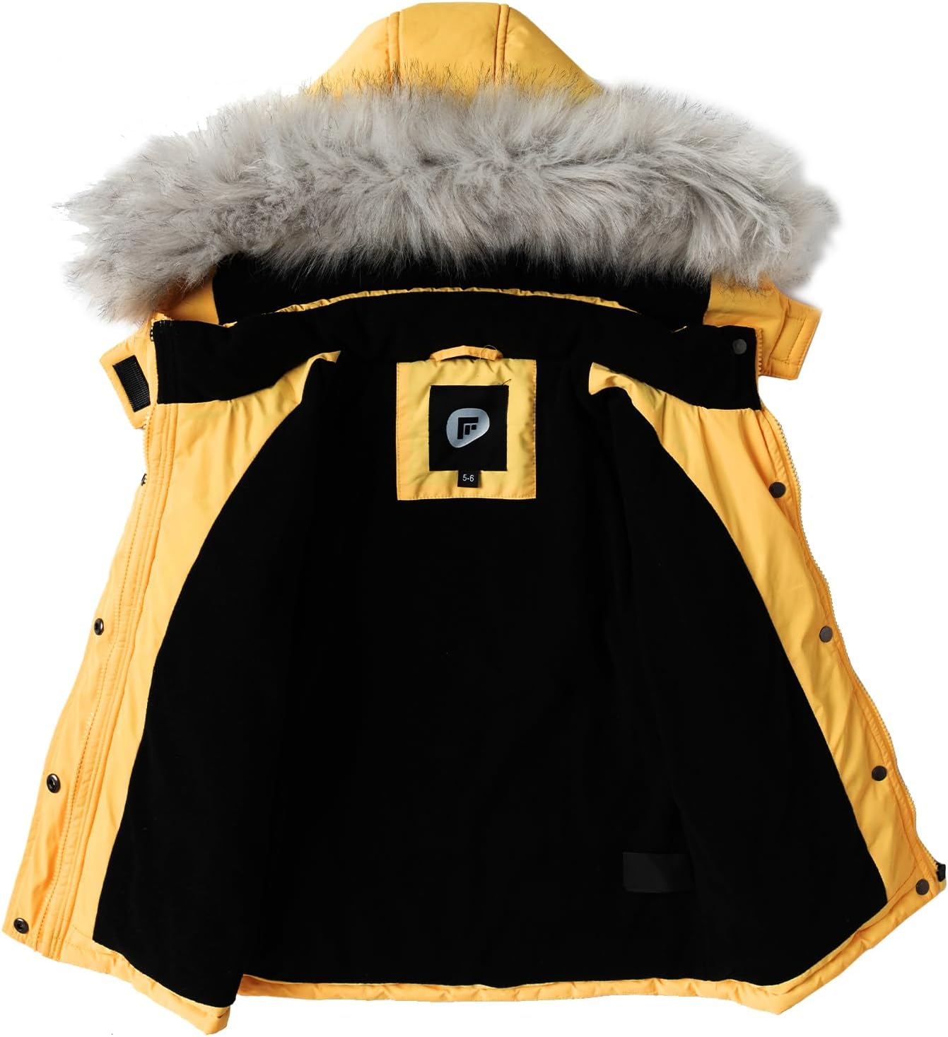 FARVALUE Girls Winter Padded Hooded Puffer Jacket