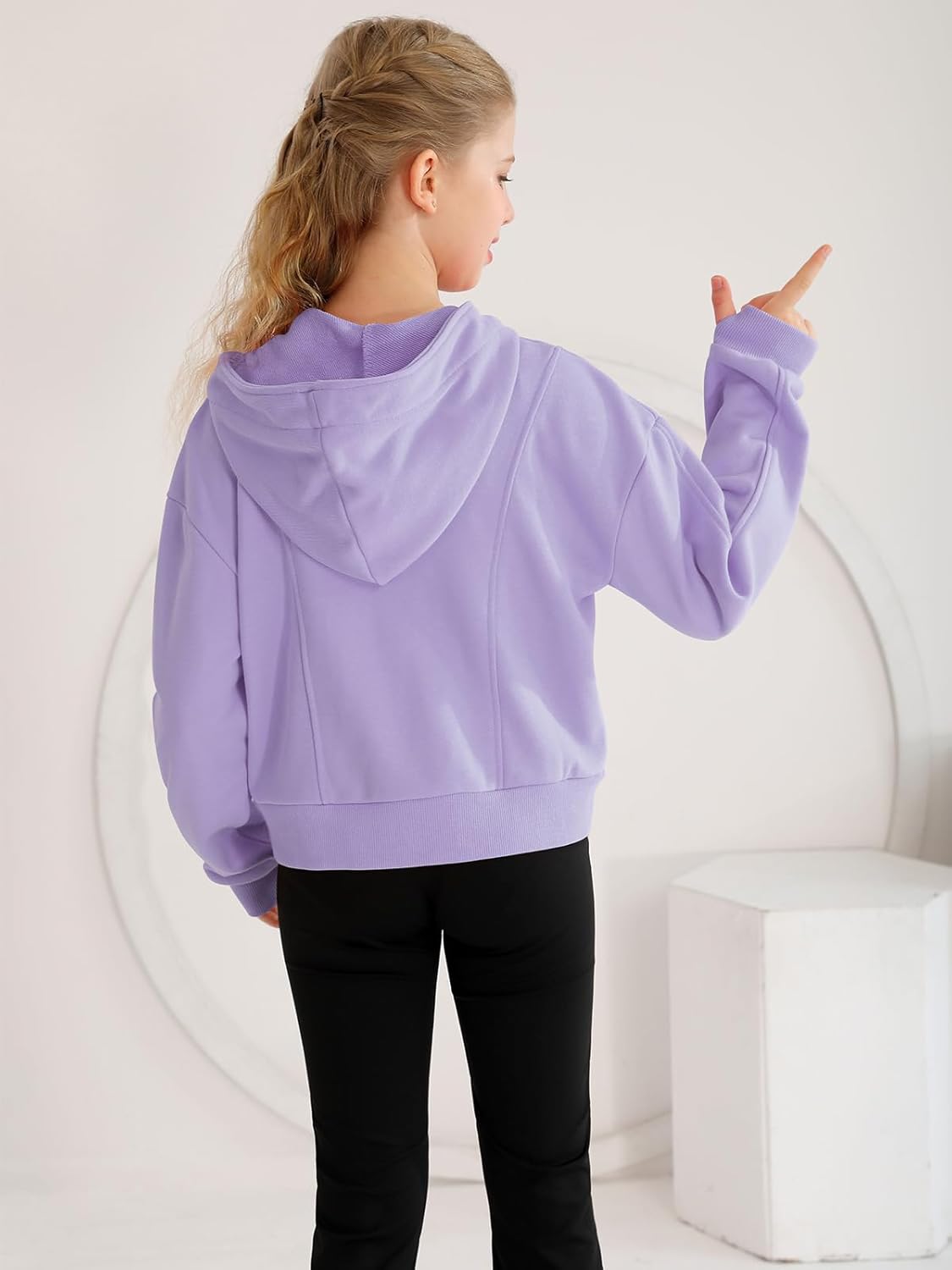Adarl Girls Hybrid Half Zip