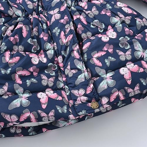 Thick Warm Down offic Print Puffer Jacket