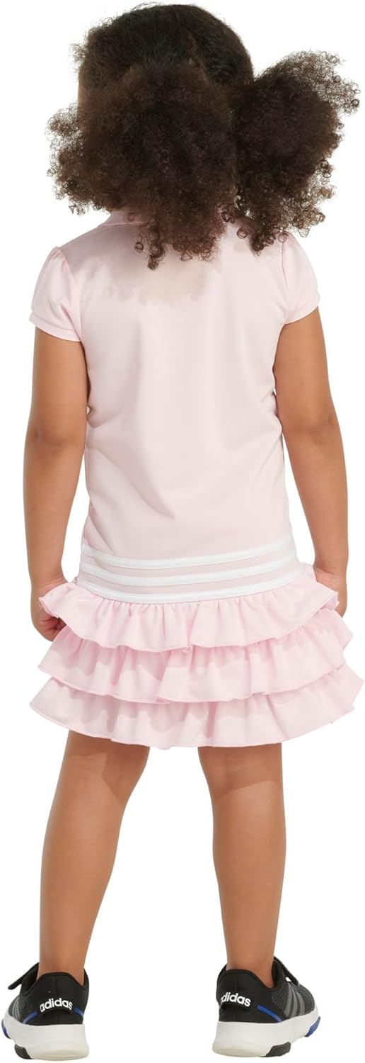 Adidas Girls Active Polo Ruffle Dress