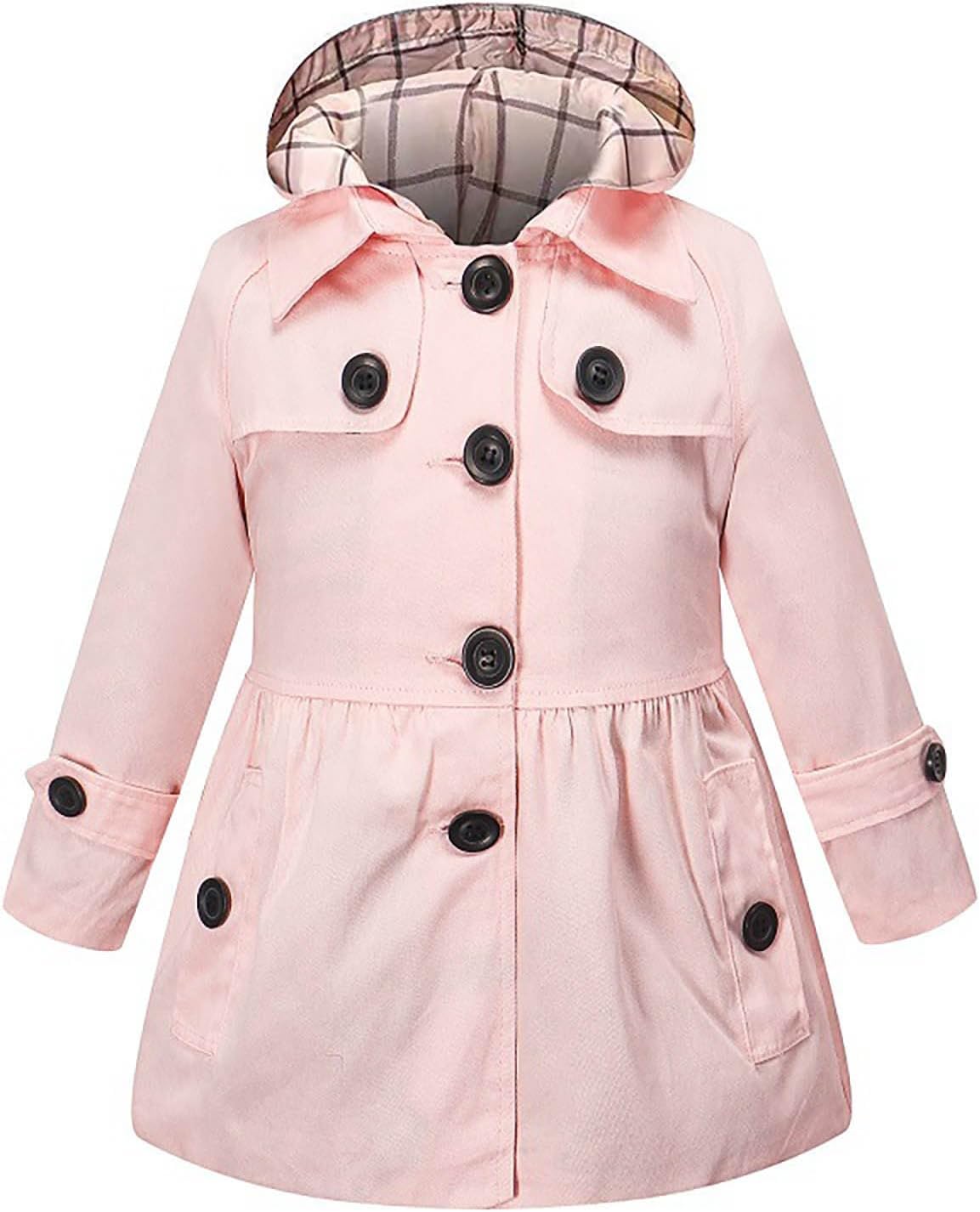 Little Girls Winter Coat Solid Color Hochuel Dickie