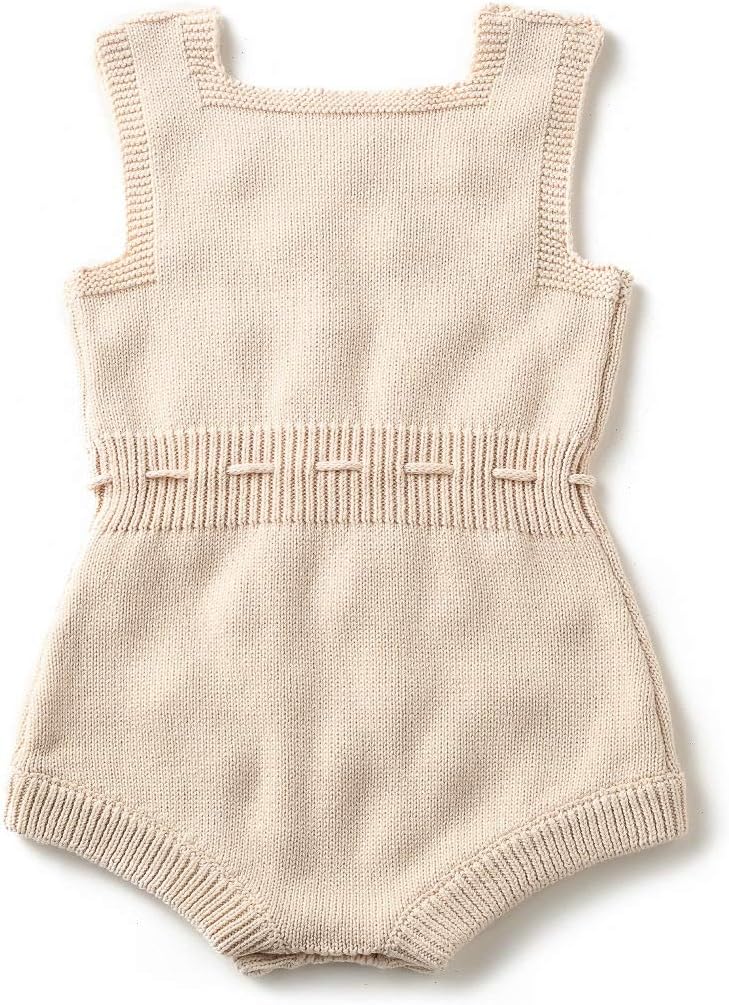 Simplee Kids Baby Girl Sleeveless Romper with Pom Poms