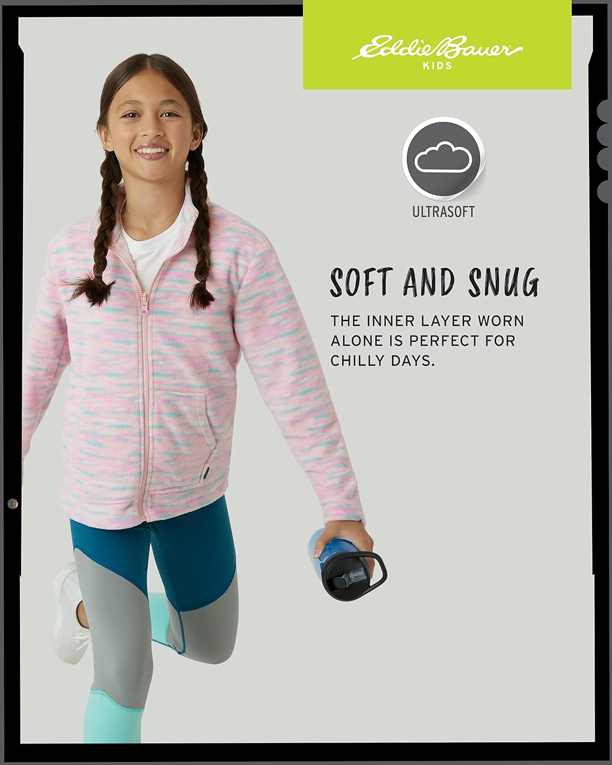 Eddie Bauer Girls Waterproof Insulated Rain Jacket