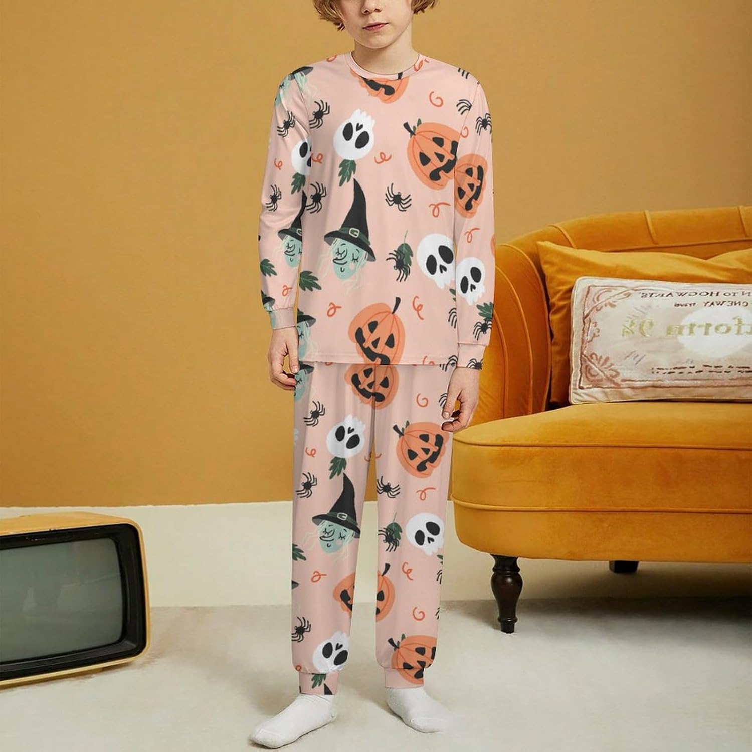 MEIKKO Kids Halloween Ghost Causeway