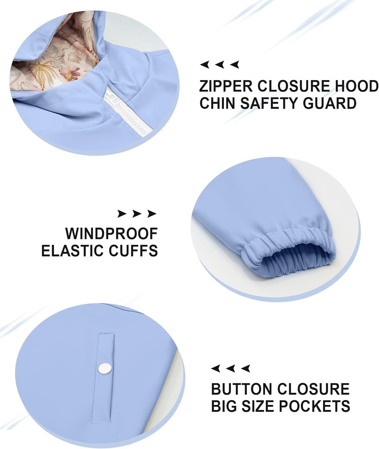 Maoo GardenGirls Waterproof Rain Jacket