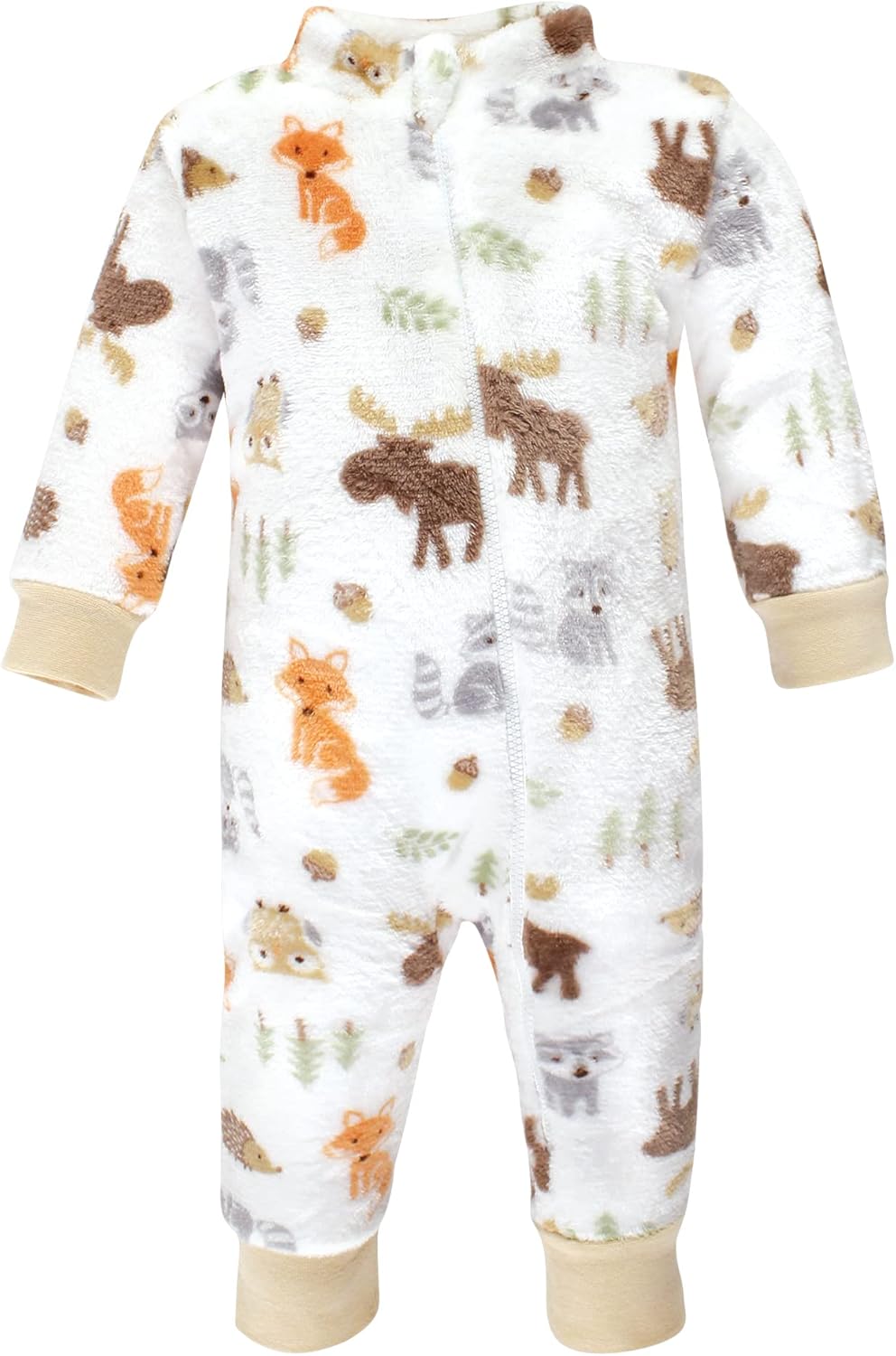 Comfy Hudson Baby Baby Girl Plush Jumpsuits