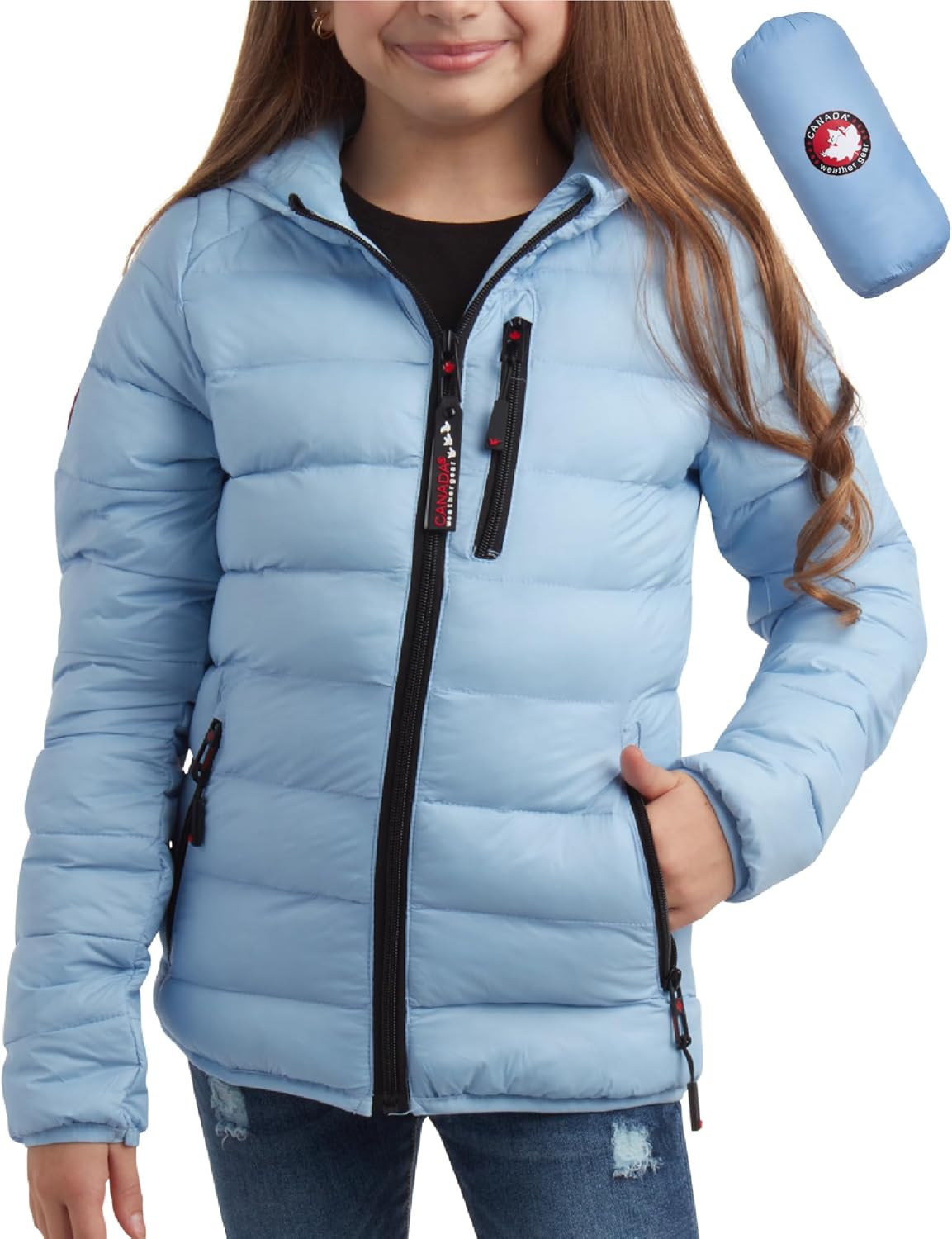 Available CanadaWeather Gear Puffie Jacket 7-16 - Lightweight packable waterproof