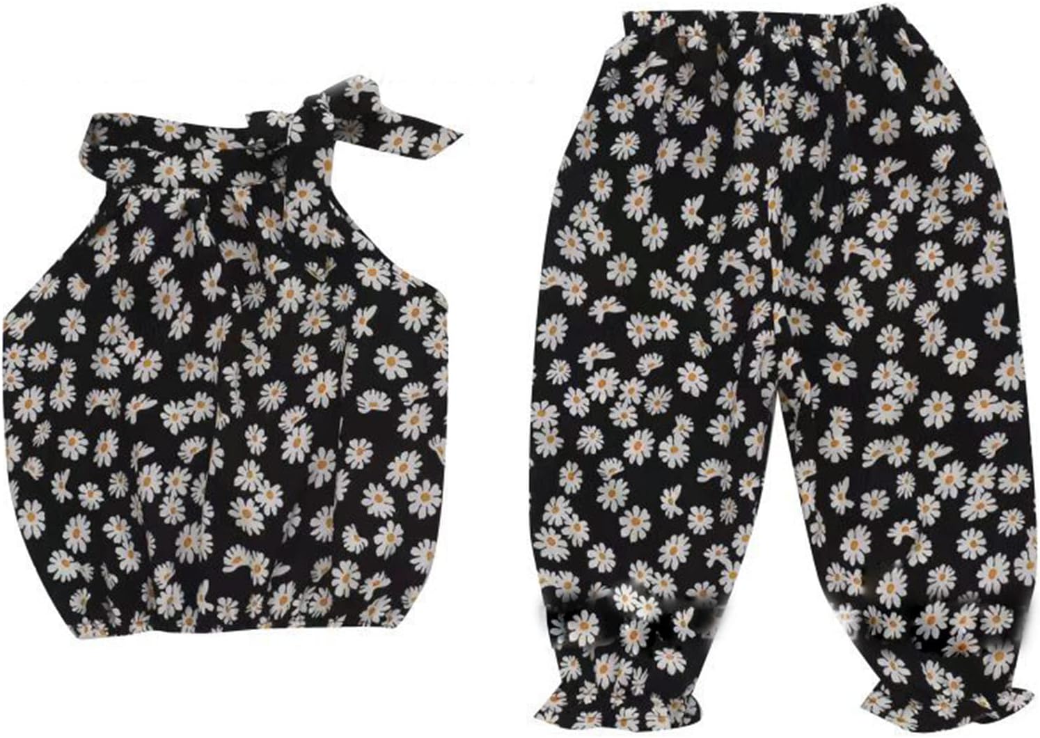 AMIMOJY Toddler Girl Summer Dress Set