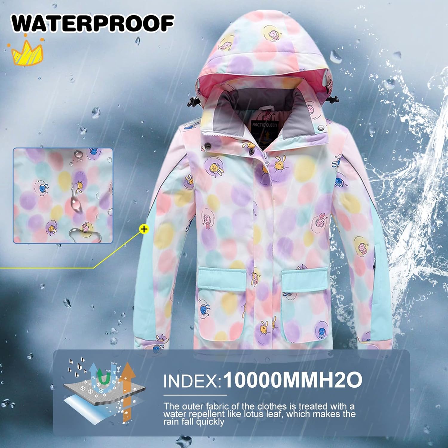 WOWULOVELLY Winter Coats for Kids