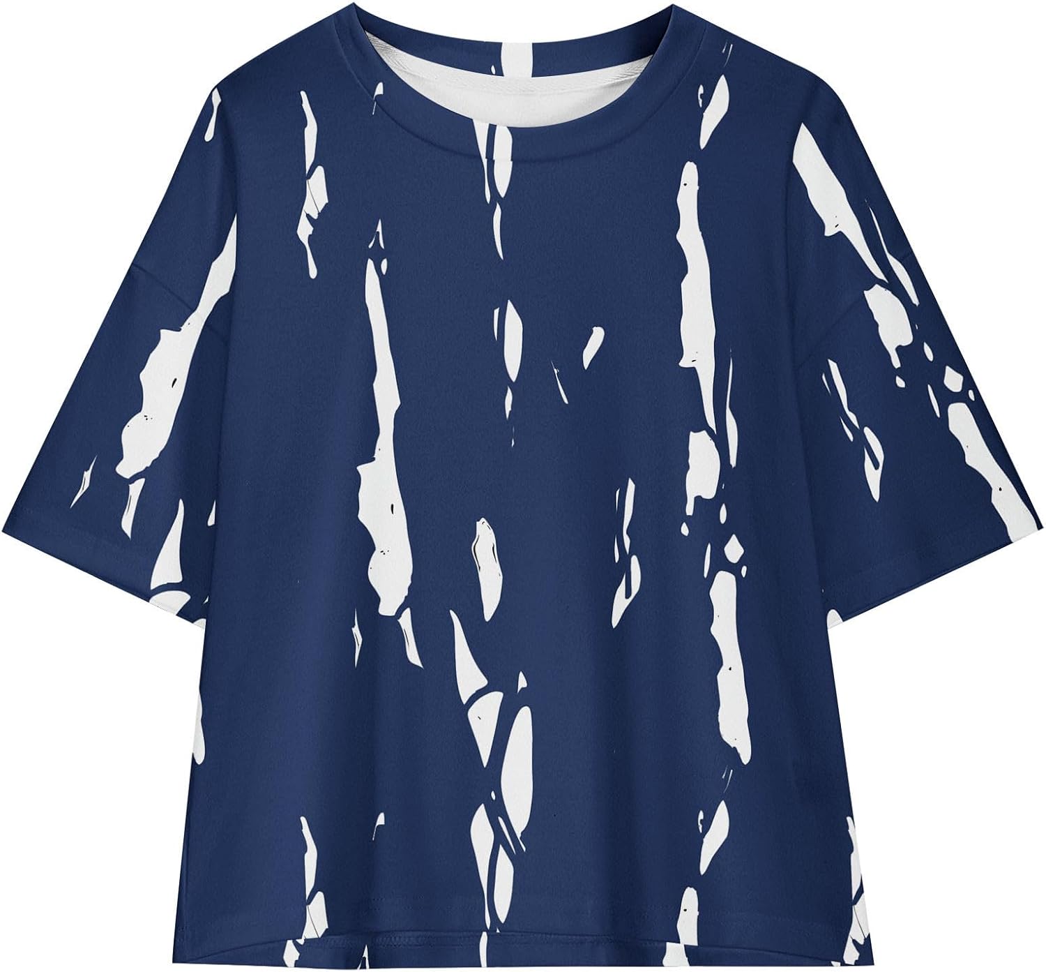 Girls Tie Dye 2 Piece Short Sleeve Biker Short Set