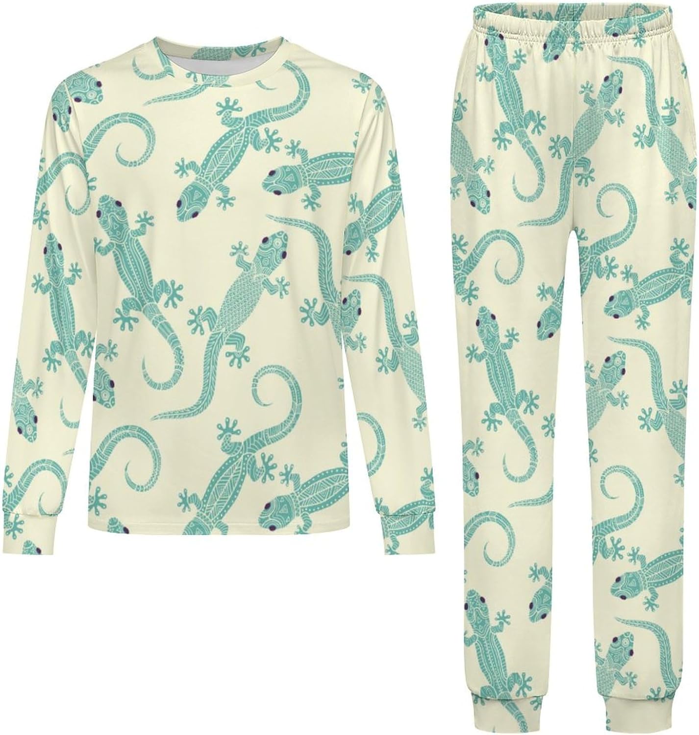 Modern Halloween Pumpkin Thermal Underwear Set for Kids