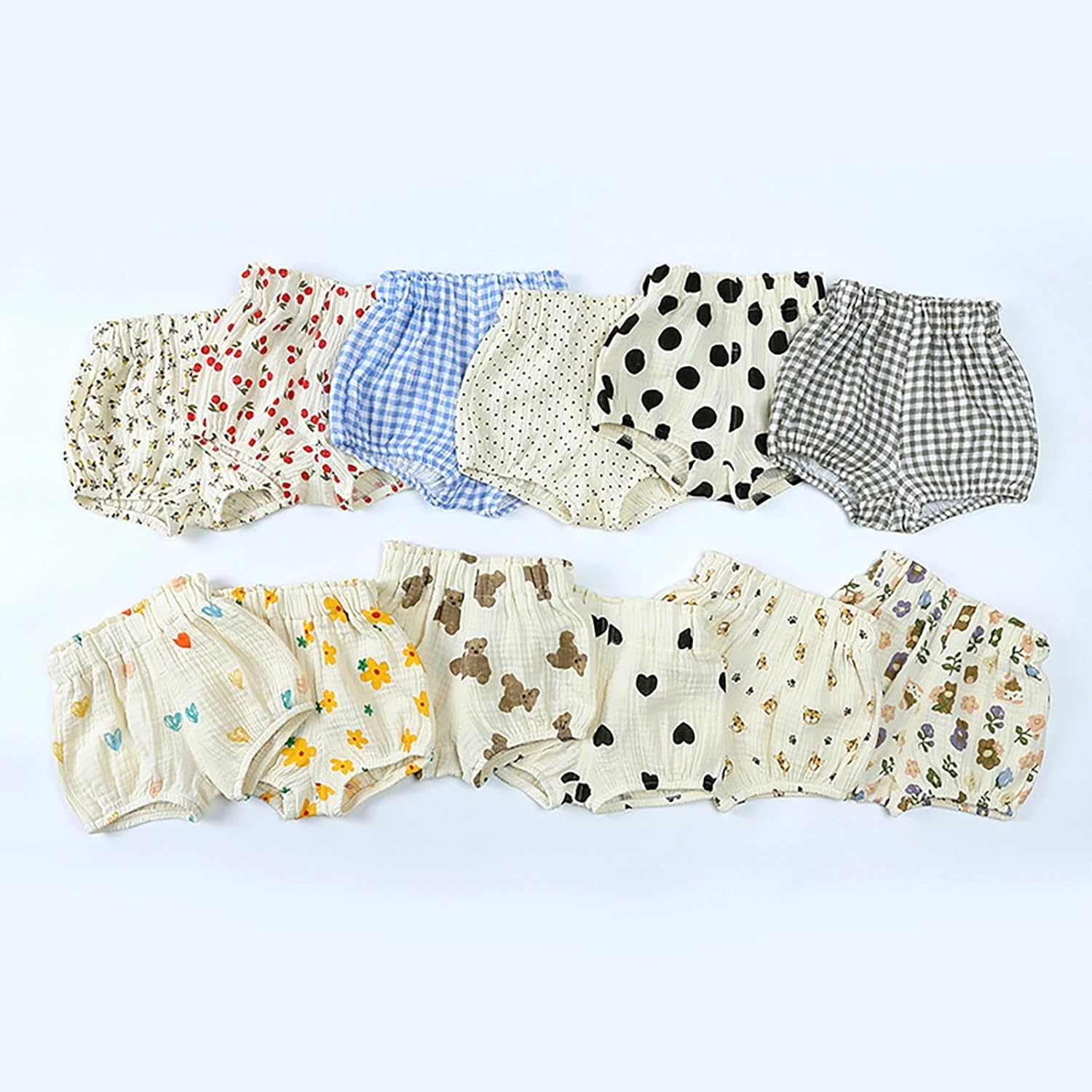 Unisex Cotton Linen Shorts for Kids Cute Summer Essentials