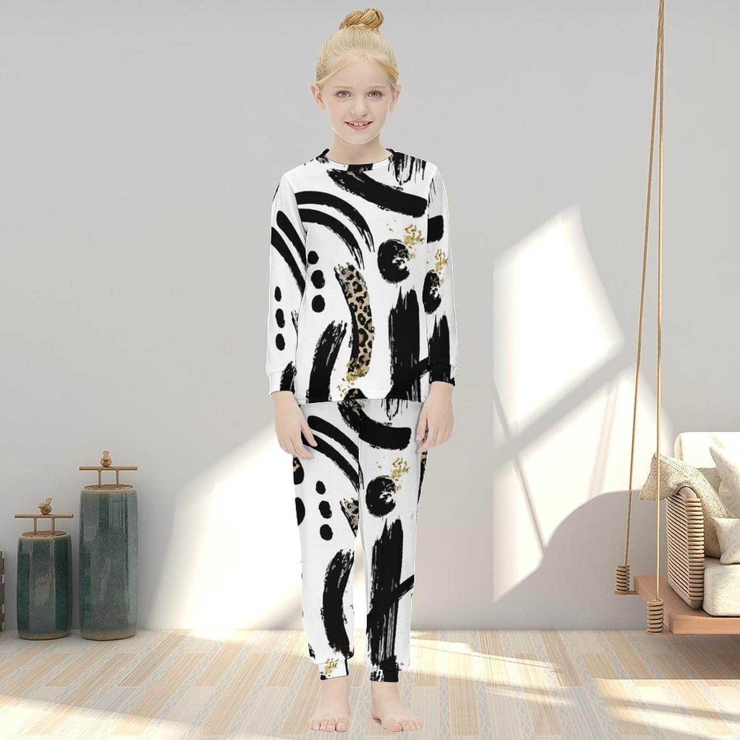 Girls Thermal Pajama Set - Soft Long Johns