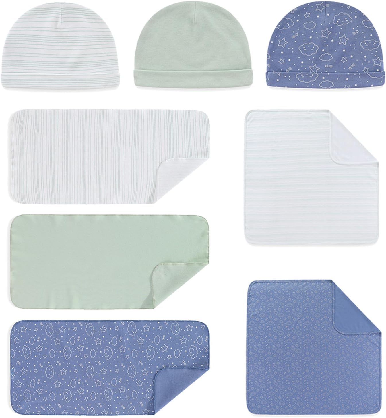 Ecojoy Unisex Newborn Layette Set - Gender-Neutral Baby Clothes Accessories