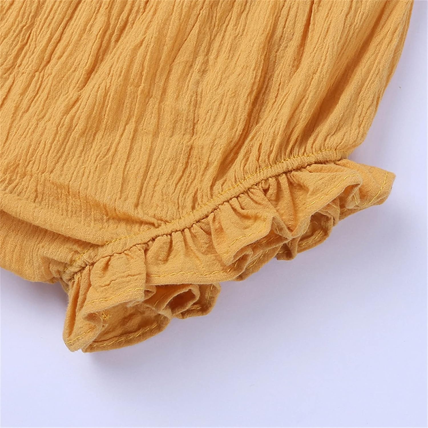 Cotton Linen Blend Bubble Shorts