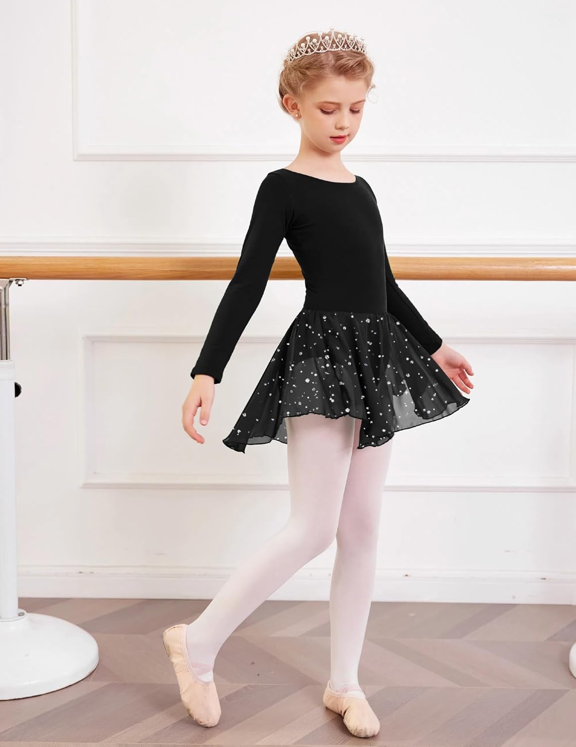 Chic Cozy Dance rebel-Leotard Set