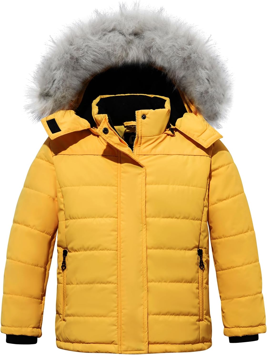 FARVALUE Girls Winter Padded Hooded Puffer Jacket