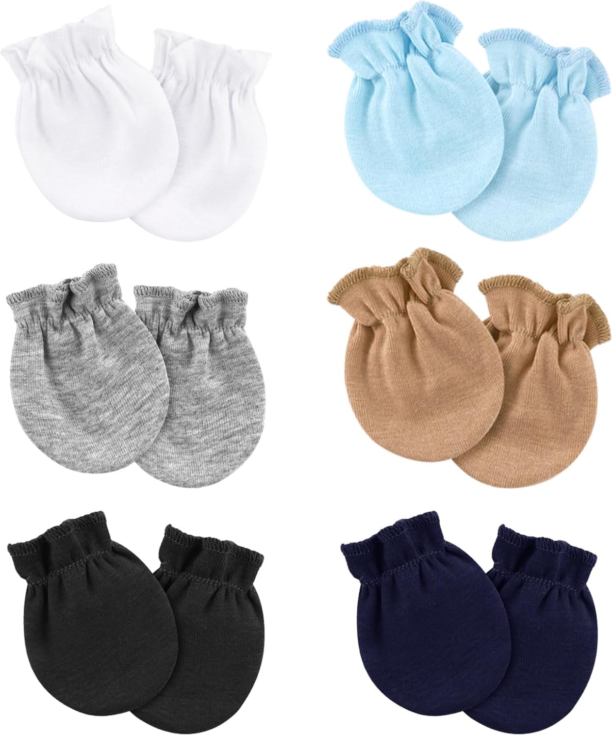 Perfect Gift - Soft Organic Cotton No-Scratch mittens for Newborn