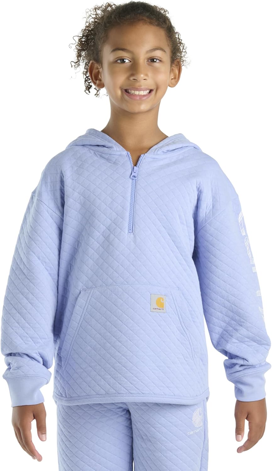 Carhartt Girls Fleece Half-Zip Hoodie