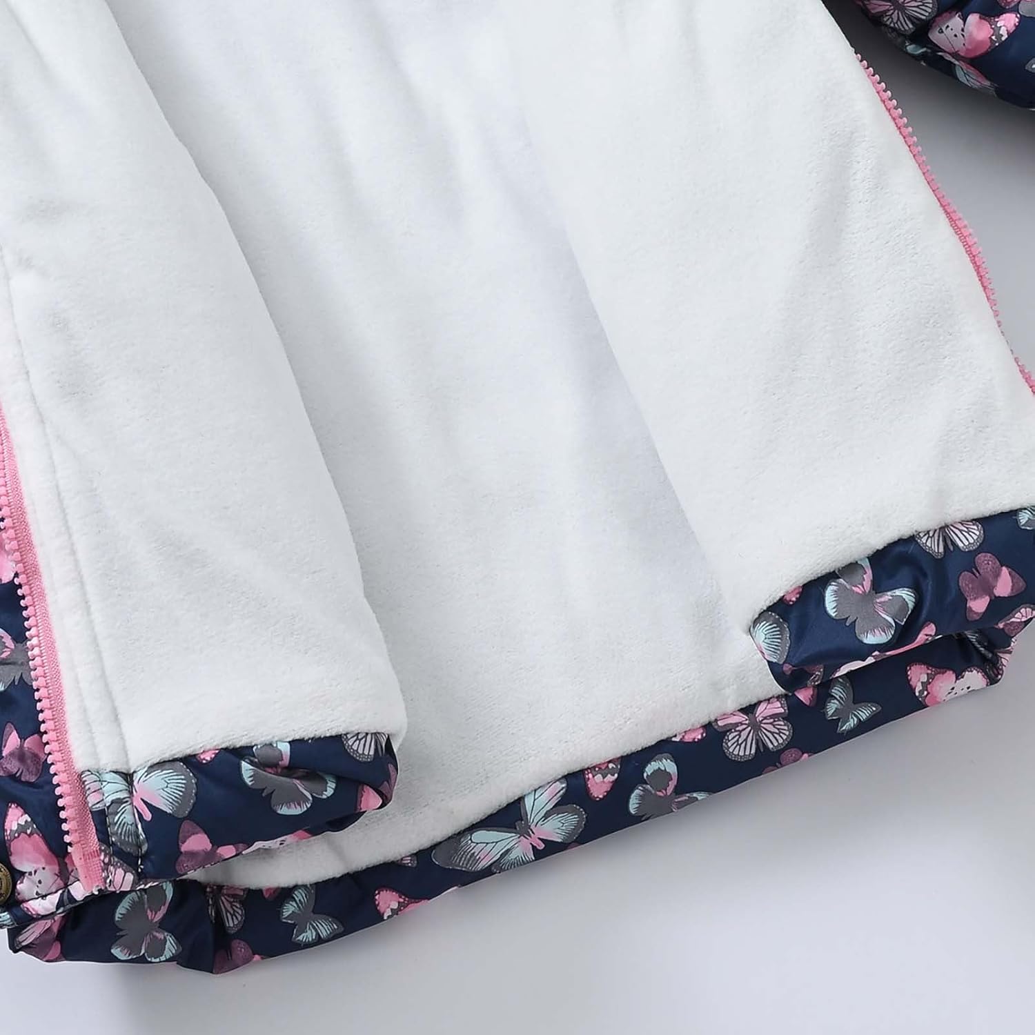 Thick Warm Down offic Print Puffer Jacket