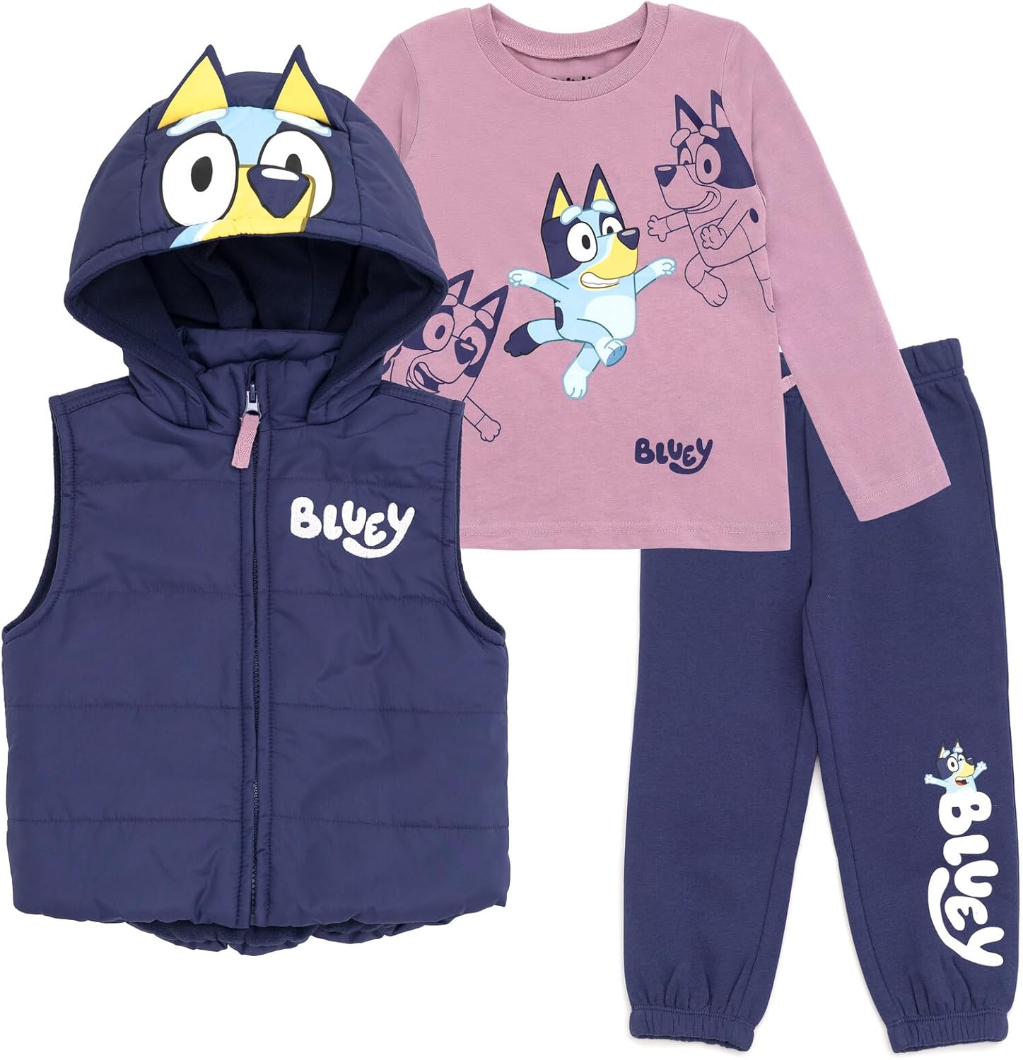 Bluey Girls Cozy Trip-In Set