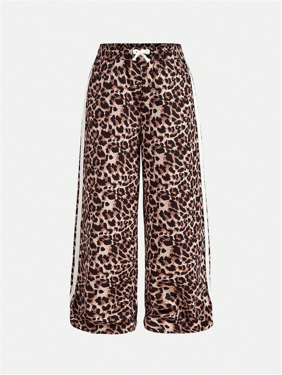 SHENHE Girls Y2k Leopard Print Pants