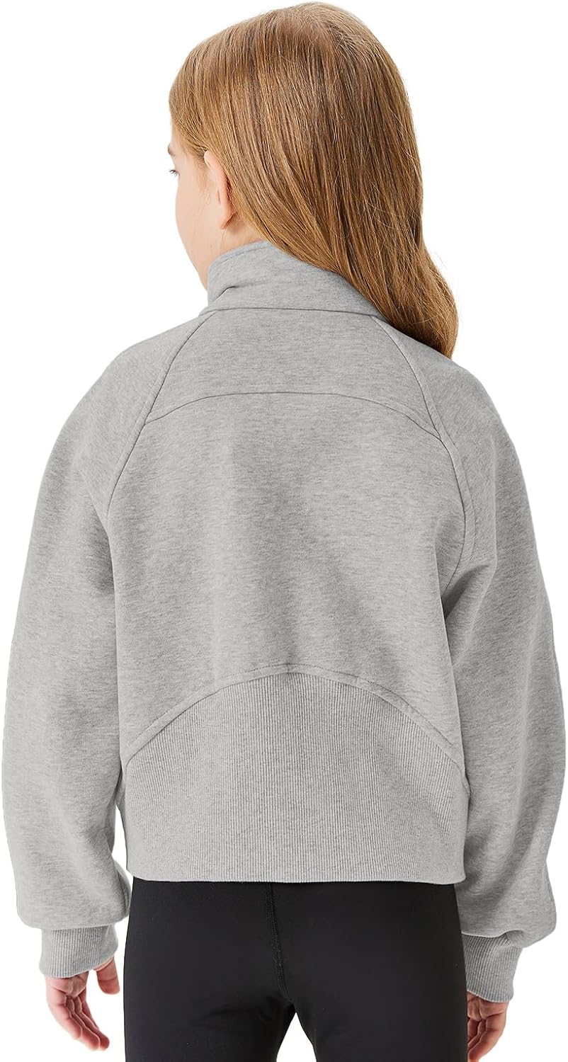 Meikulo Girls Zip Up Sweatshirt 7-14 Years