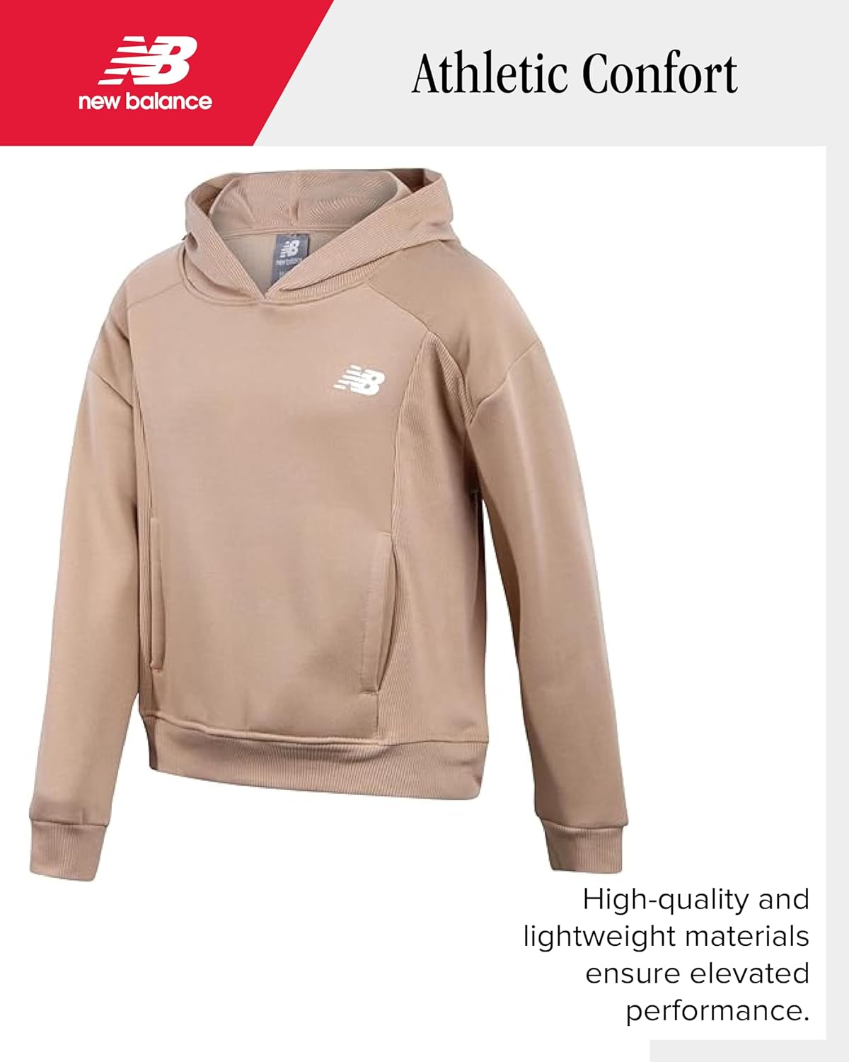 New Balance Girls Fleece Sweatsuit Set 7-12