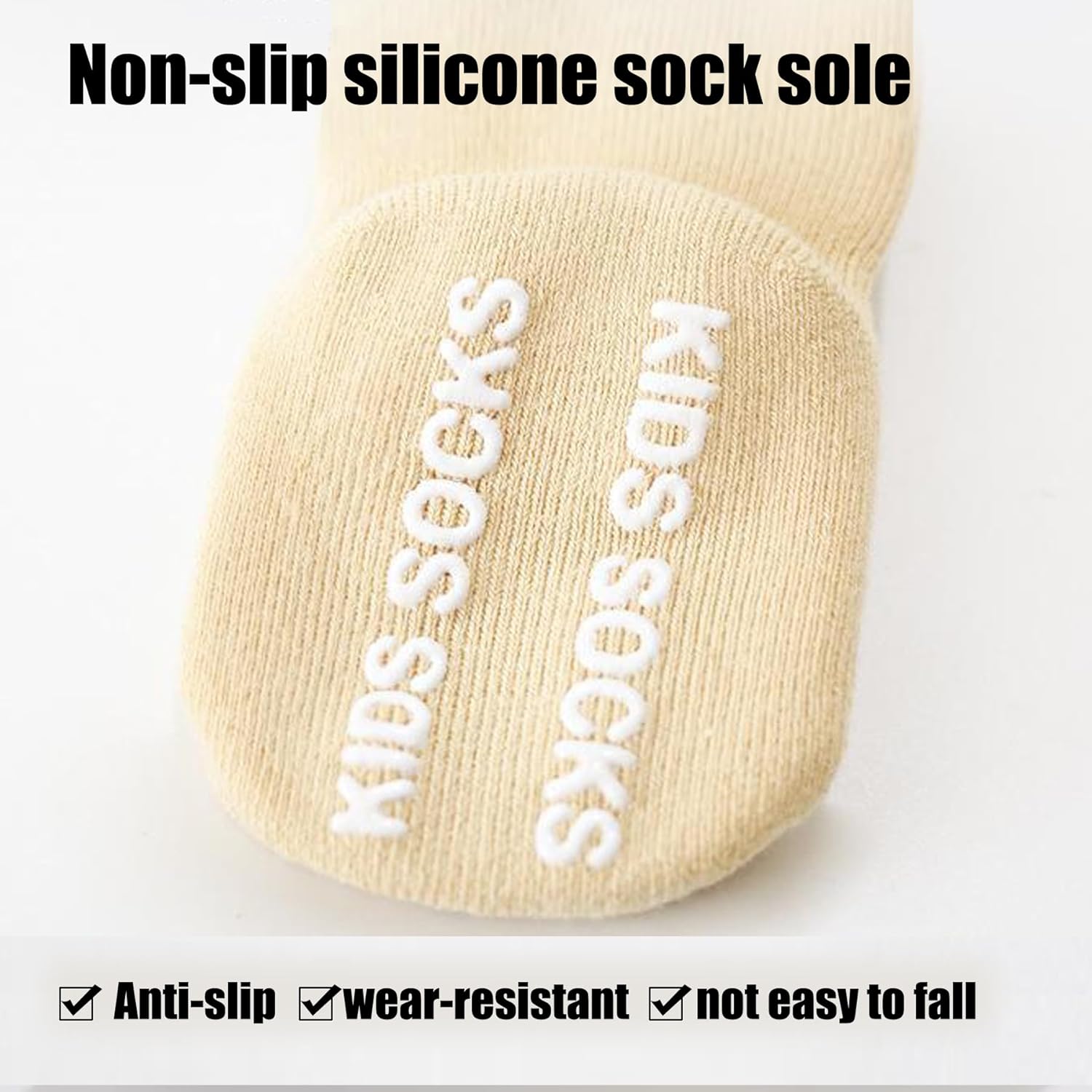 Thickened Baby Leg Warmer Grip Socks for 3-24 Months