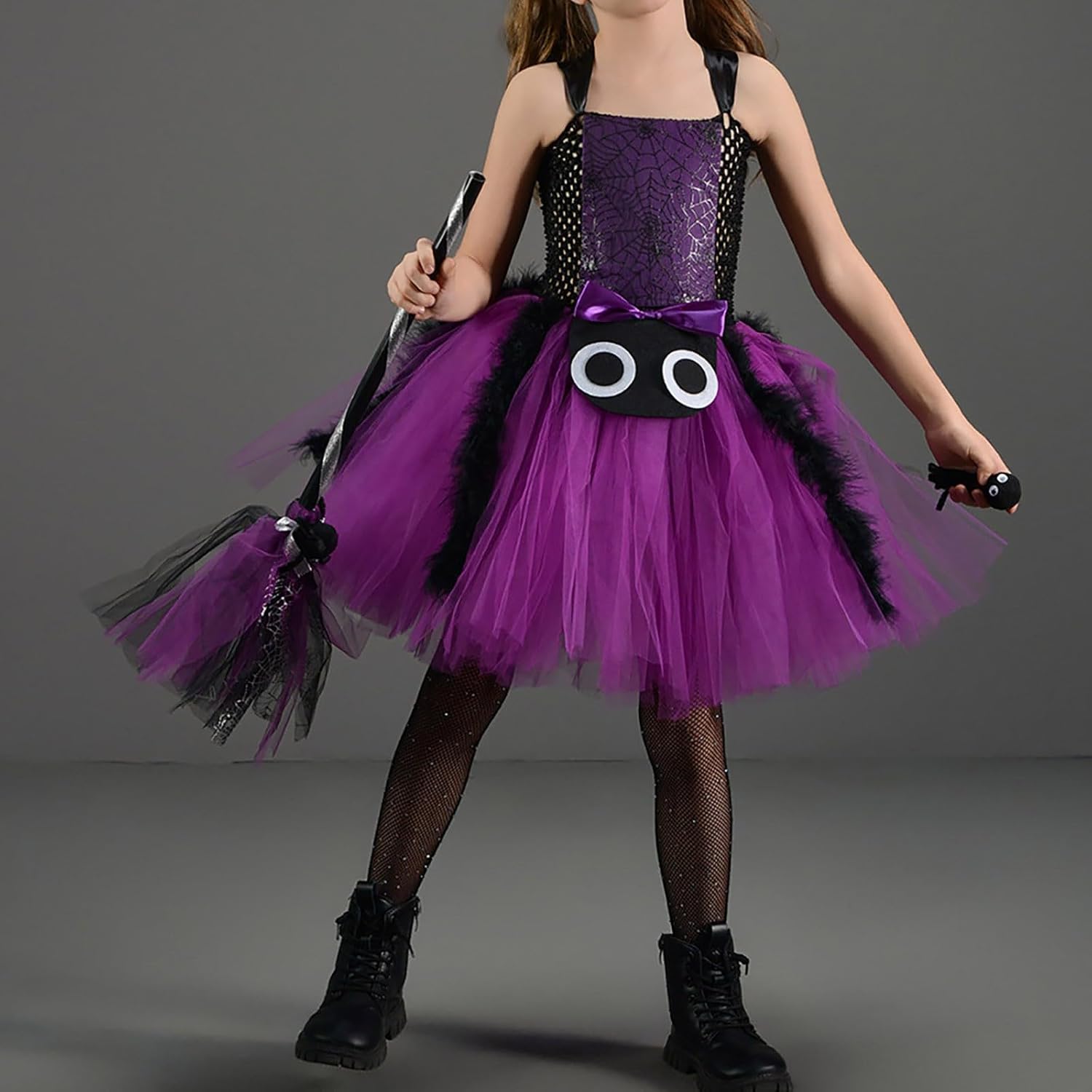 Halloween Witch Costume for Girls Toddler Halloween Props Joyful Joyride